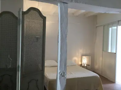 Un ou plusieurs lits dans un hébergement de l'établissement La petite maison d’à côté, au n°11