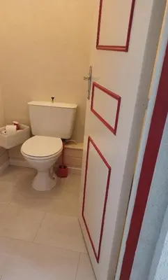 Salle de bains dans l'établissement Gîte La P'tite Fugue