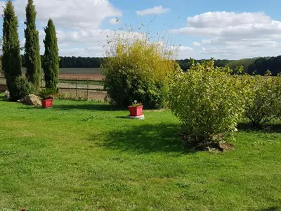 Jardin de l'établissement chambres des rosiers