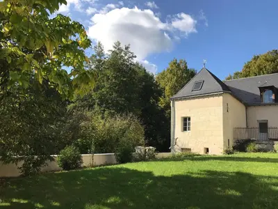 Jardin de l'établissement Gite Nature Loire et Châteaux 3*