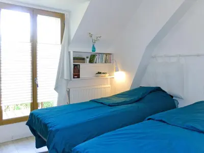 Un ou plusieurs lits dans un hébergement de l'établissement Holiday Home Au Soleil Joyeux by Interhome