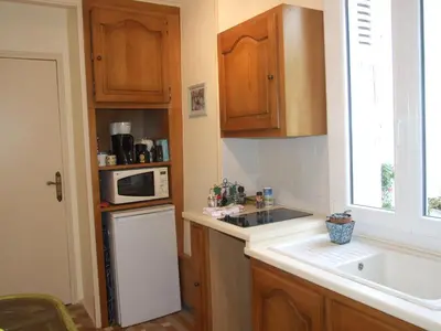 Cuisine ou kitchenette dans l'établissement Domaine Aurore de Beaufort