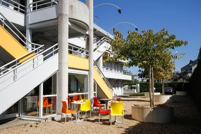 Balcon ou terrasse dans l'établissement Premiere Classe Tours Sud - Chambray Lès Tours