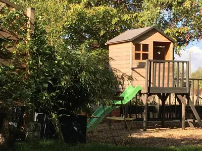 Jardin de l'établissement Charmante maison Touraine avec jardin clos près d'Amboise - FR-1-381-377
