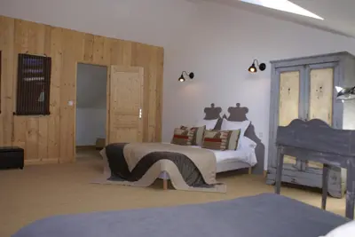 Un ou plusieurs lits dans un hébergement de l'établissement Maison d'hôtes Villa Richelieu