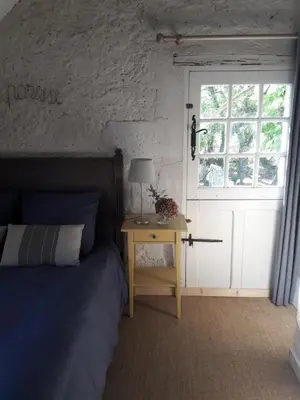 Un ou plusieurs lits dans un hébergement de l'établissement Gîte de la bergerie