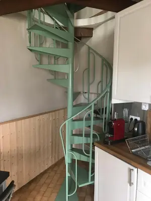 Cuisine ou kitchenette dans l'établissement The Salt House