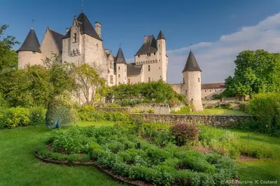Jardin de l'établissement Hôtel du Château du Rivau