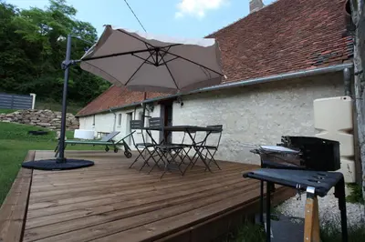 Terrasse ou espace extérieur de l'établissement Gîte des Cochards