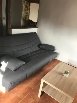 Coin salon dans l'établissement Maison de charme