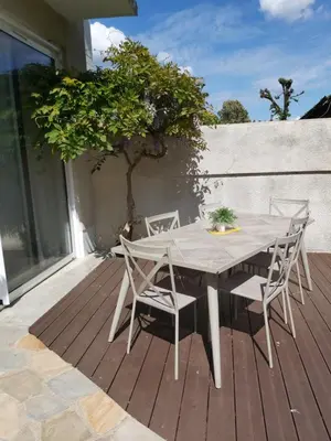 Balcon ou terrasse dans l'établissement Gîte OZOO