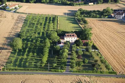 Paysage naturel près de la maison d'hôtes