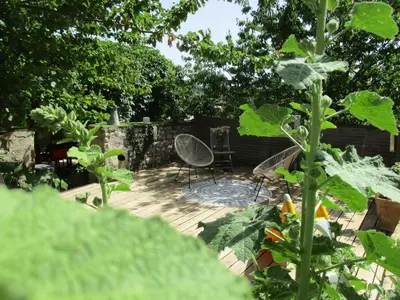 Jardin de l'établissement Auberge 