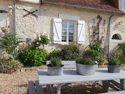 Jardin de l'établissement La Ferme Blanche