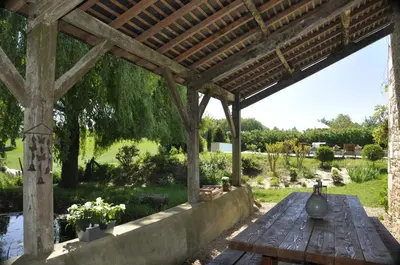 Jardin de l'établissement La Ferme Blanche