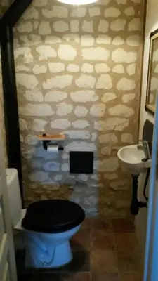 Salle de bains dans l'établissement Gîte Pays de la Loire
