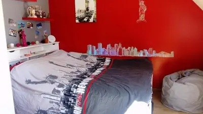 Un ou plusieurs lits dans un hébergement de l'établissement Maison individuelle