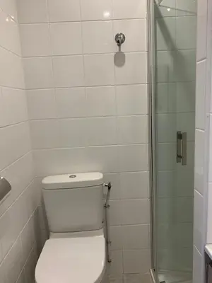Salle de bains dans l'établissement L'Escale de la Gare