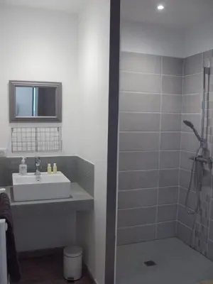 Salle de bains dans l'établissement Tartine & Polochon