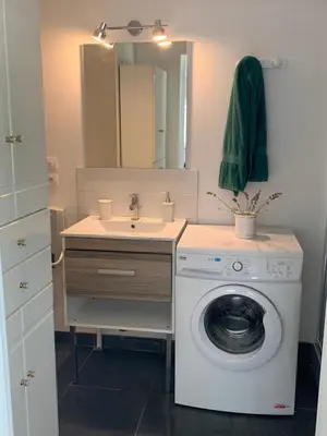 Salle de bains dans l'établissement La canadienne