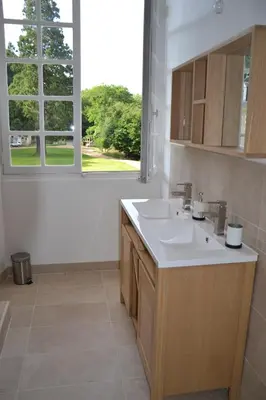 Cuisine ou kitchenette dans l'établissement Château de Saint Ouen les Vignes