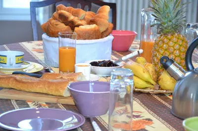 Nourriture dans le B&B/chambre d'hôtes ou à proximité