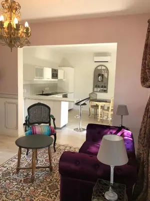 Cuisine ou kitchenette dans l'établissement Cottage Parc Duplex of 70 m for 2 people 1 bedroom 2 bathrooms