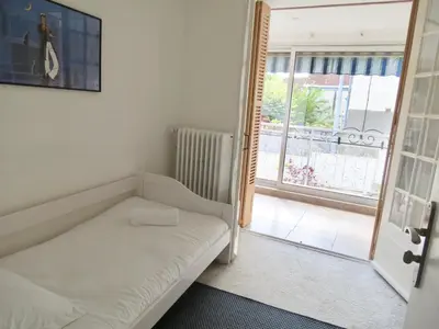 Un ou plusieurs lits dans un hébergement de l'établissement Les Chambres Lune