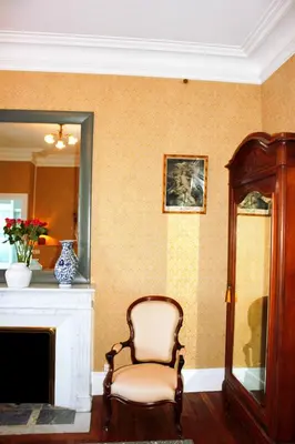 Coin salon dans l'établissement Chateau du Gerfaut