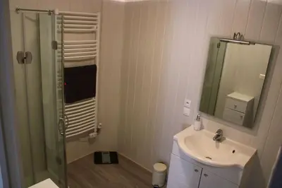 Salle de bains dans l'établissement Gîte Natur'Amis