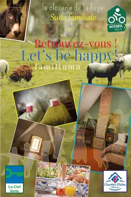 Plan de l'établissement Bed & Breakfast - La closerie de la Fuye