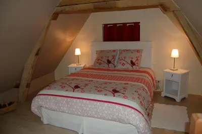 Un ou plusieurs lits dans un hébergement de l'établissement La Grange Dîmière, près de Tours