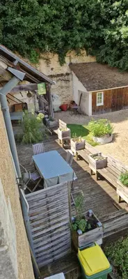 Jardin de l'établissement Le Grand Gite De La Promenade