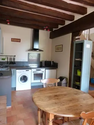 Cuisine ou kitchenette dans l'établissement Le Petit Gite De La Promenade