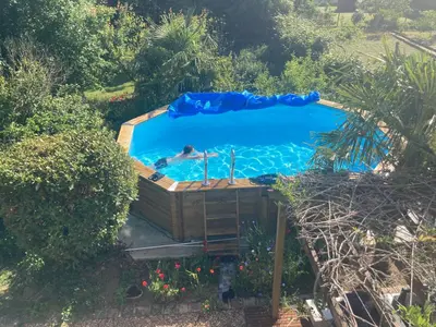 Piscine de l'établissement chambre privée ou située à proximité