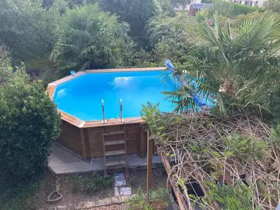 Piscine de l'établissement chambre privée ou située à proximité