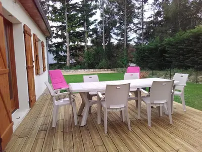Jardin de l'établissement Gite Du Moulin Du Vivier