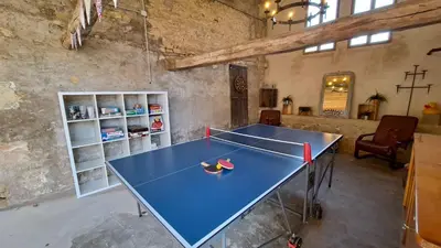 Tennis de table au sein de l'établissement Gîtes Angulus Ridet ou à proximité