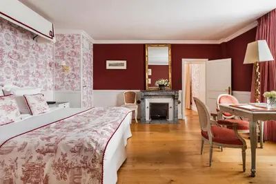 Un ou plusieurs lits dans un hébergement de l'établissement Les Hauts de Loire Relais & Châteaux