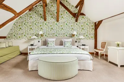 Un ou plusieurs lits dans un hébergement de l'établissement Les Hauts de Loire Relais & Châteaux