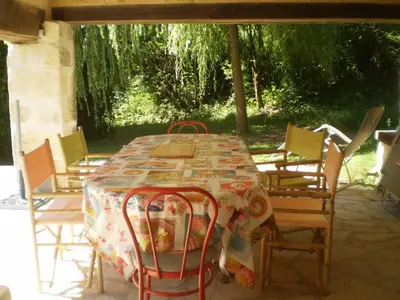 Jardin de l'établissement Le Moulin de Monternault
