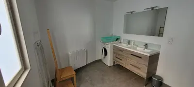 Salle de bains dans l'établissement La Graine de Beurre proche zoo de Beauval