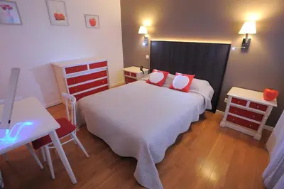 Un ou plusieurs lits dans un hébergement de l'établissement Hotel Italia