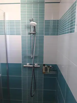 Salle de bains dans l'établissement Petite suite sympa Avoine