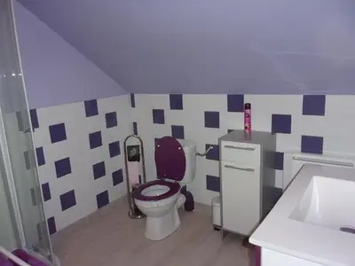 Salle de bains dans l'établissement chez christophe