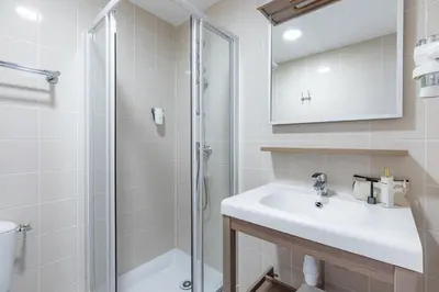 Salle de bains dans l'établissement Appart'City Confort Le Mans Centre