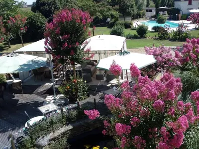 Jardin de l'établissement Chambres d'hôtes Au Clos de Beaulieu
