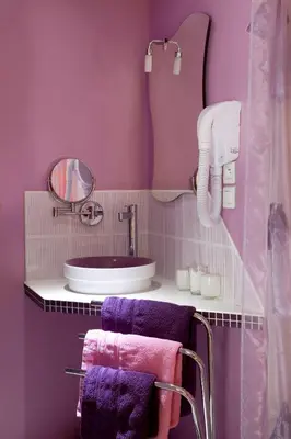 Salle de bains dans l'établissement La Gourmandine