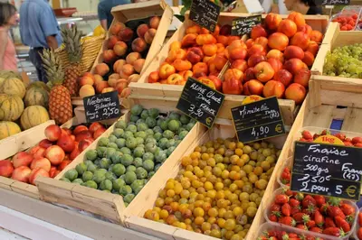 Nourriture dans la maison de vacances ou à proximité