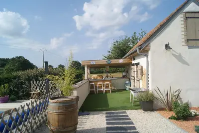 Jardin de l'établissement Maison prés du Circuit 24H du Mans